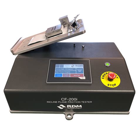 Inclined Plane Coefficient of Friction Tester agencies|coefficient of friction tester formula.